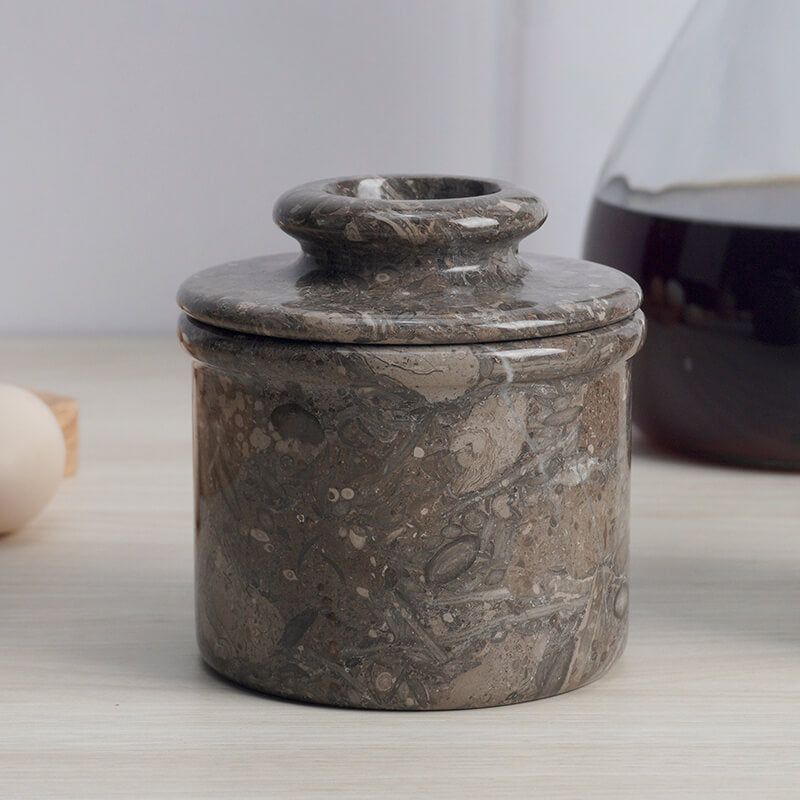 Handcrafted Marble Butter Dish
