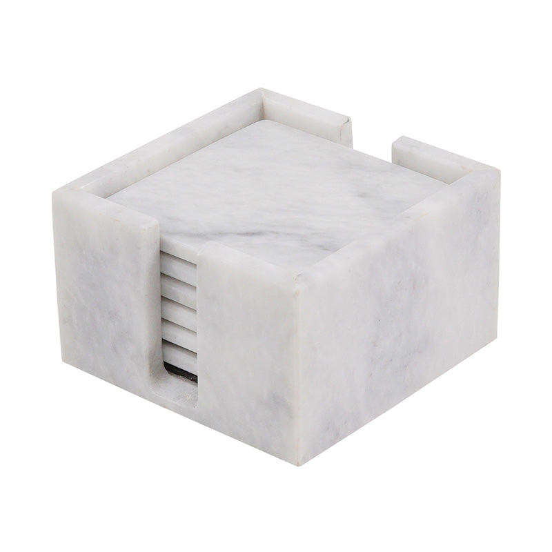 Handcrafted Square Marble Coasters