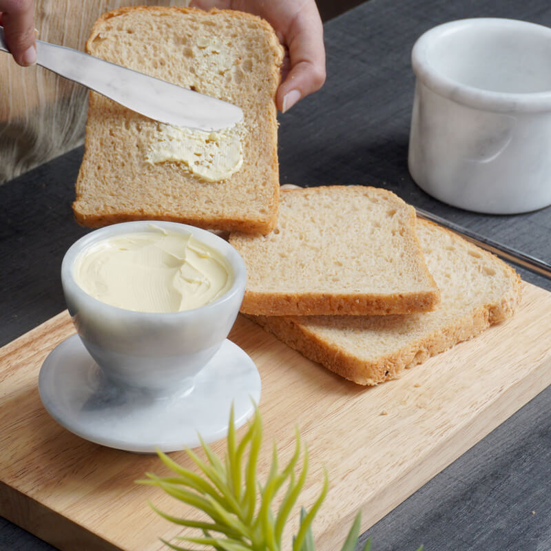 Marble Butter Container