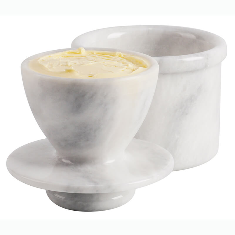 Natural Marble Butter Keeper