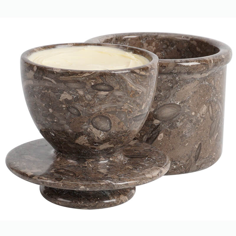 Polished Marble Butter Tray