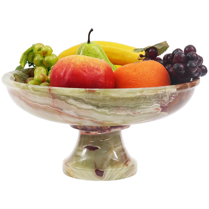 Polished Marble Fruit Bowl
