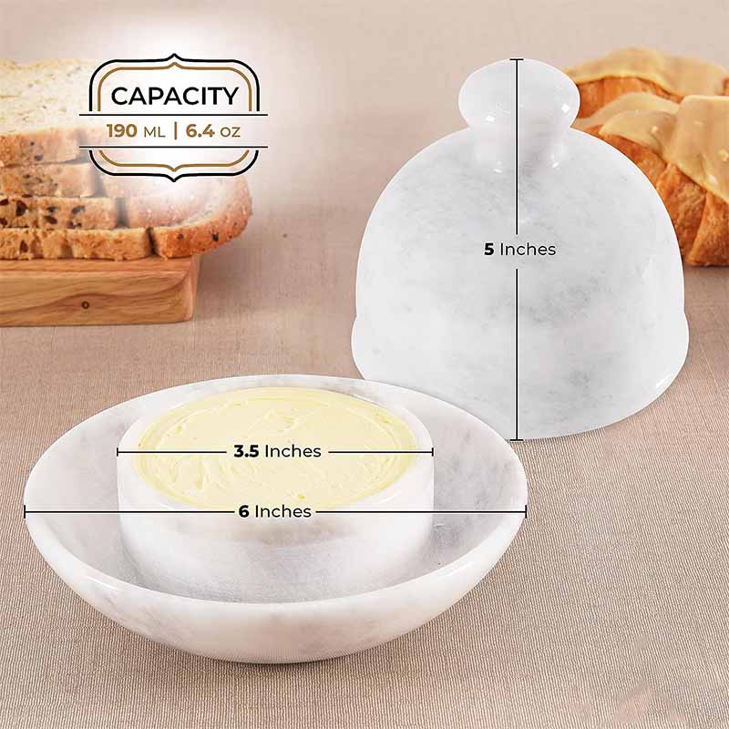 Stylish Marble Butter Tray