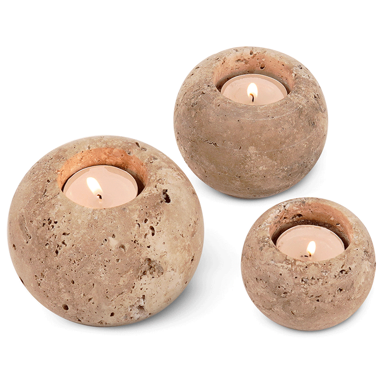 Tealight & Pillar Marble Holders