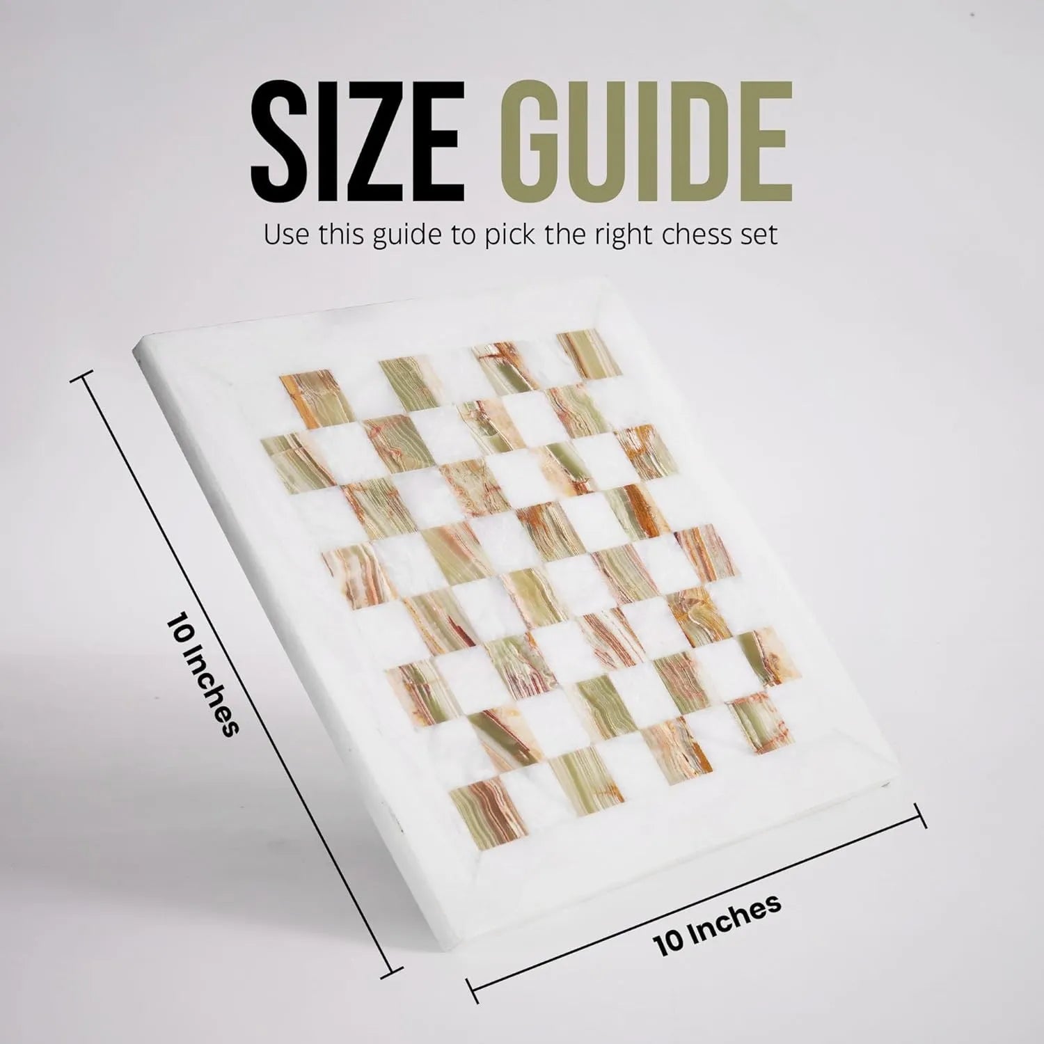 Marble Chess Set With Storage