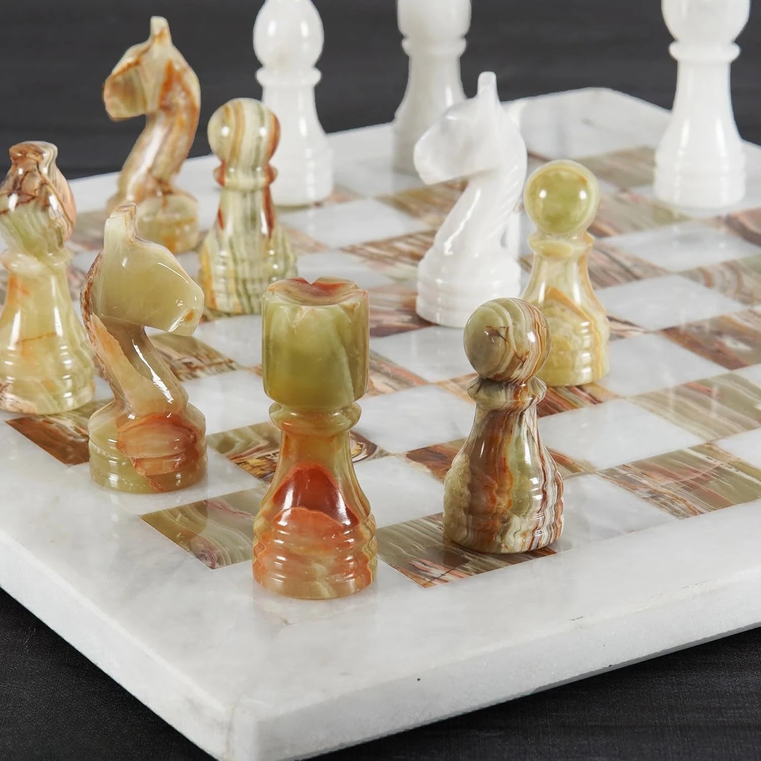 marble chess onyx board