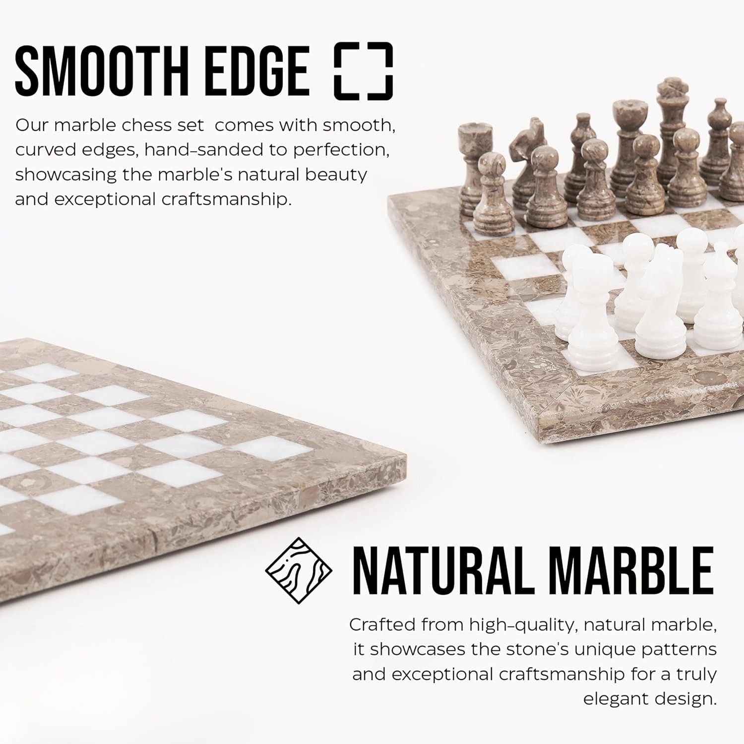 Handcrafted Marble Onyx Chess Set