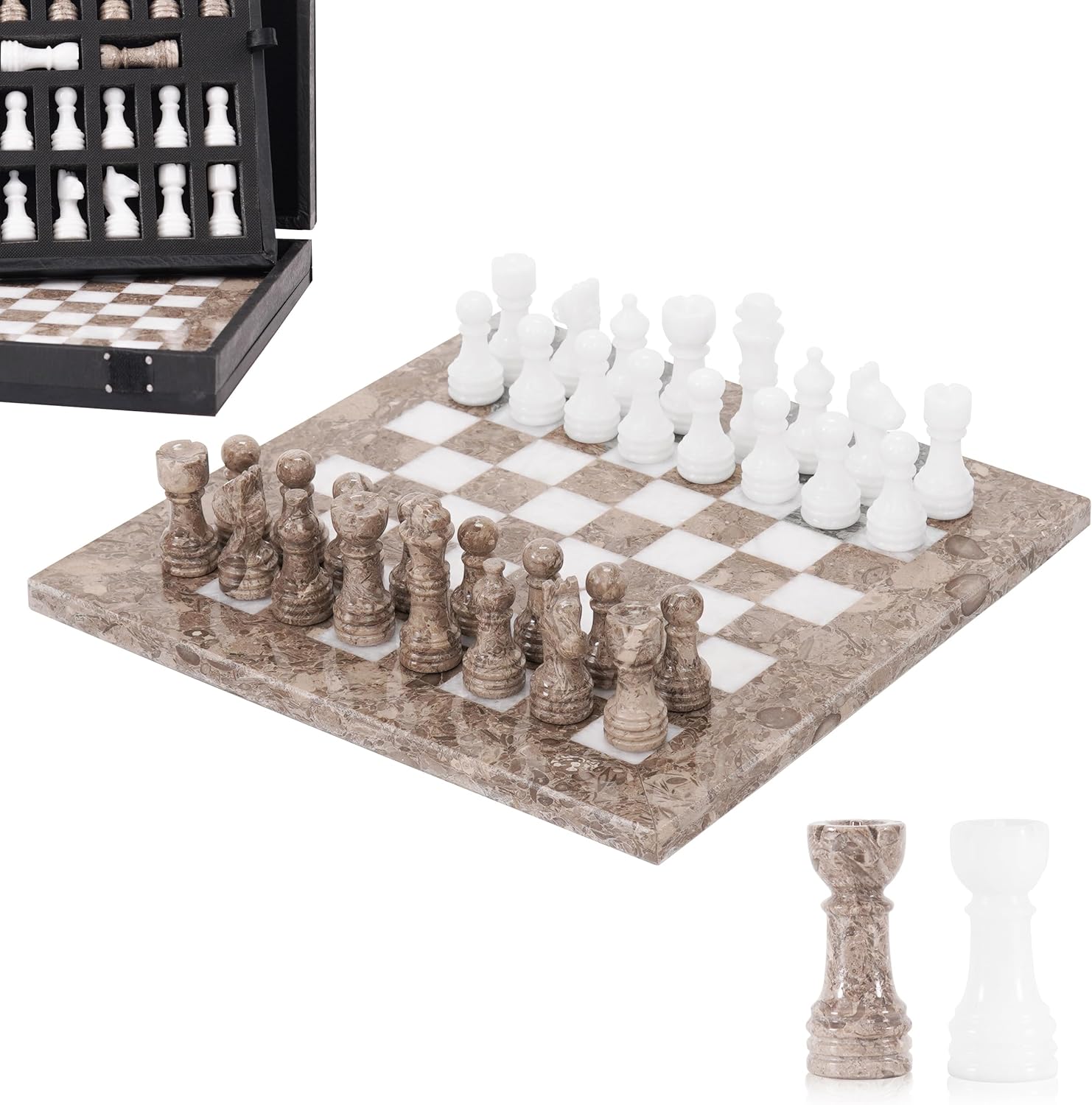 Onyx Marble Premium Chess Set