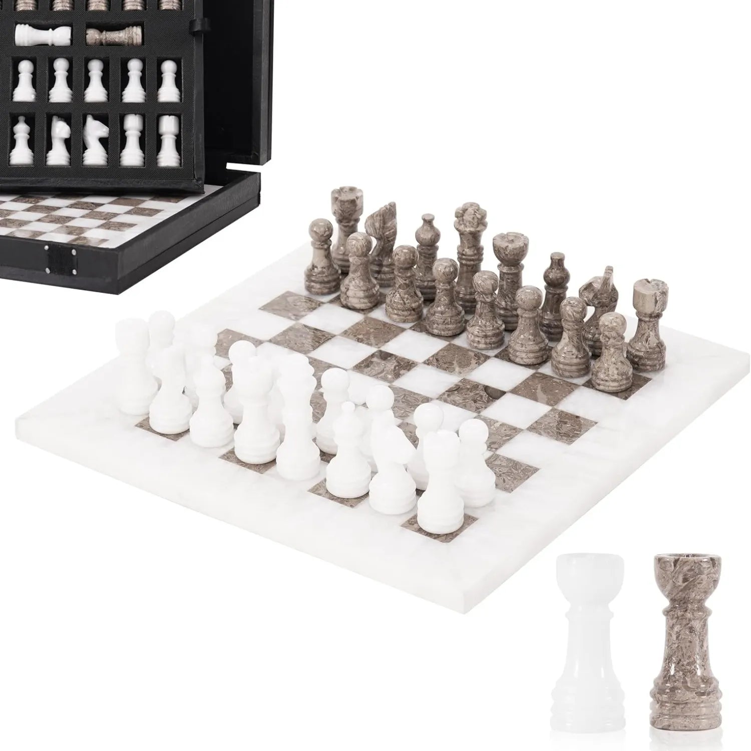 Premium Onyx Marble Chess Set