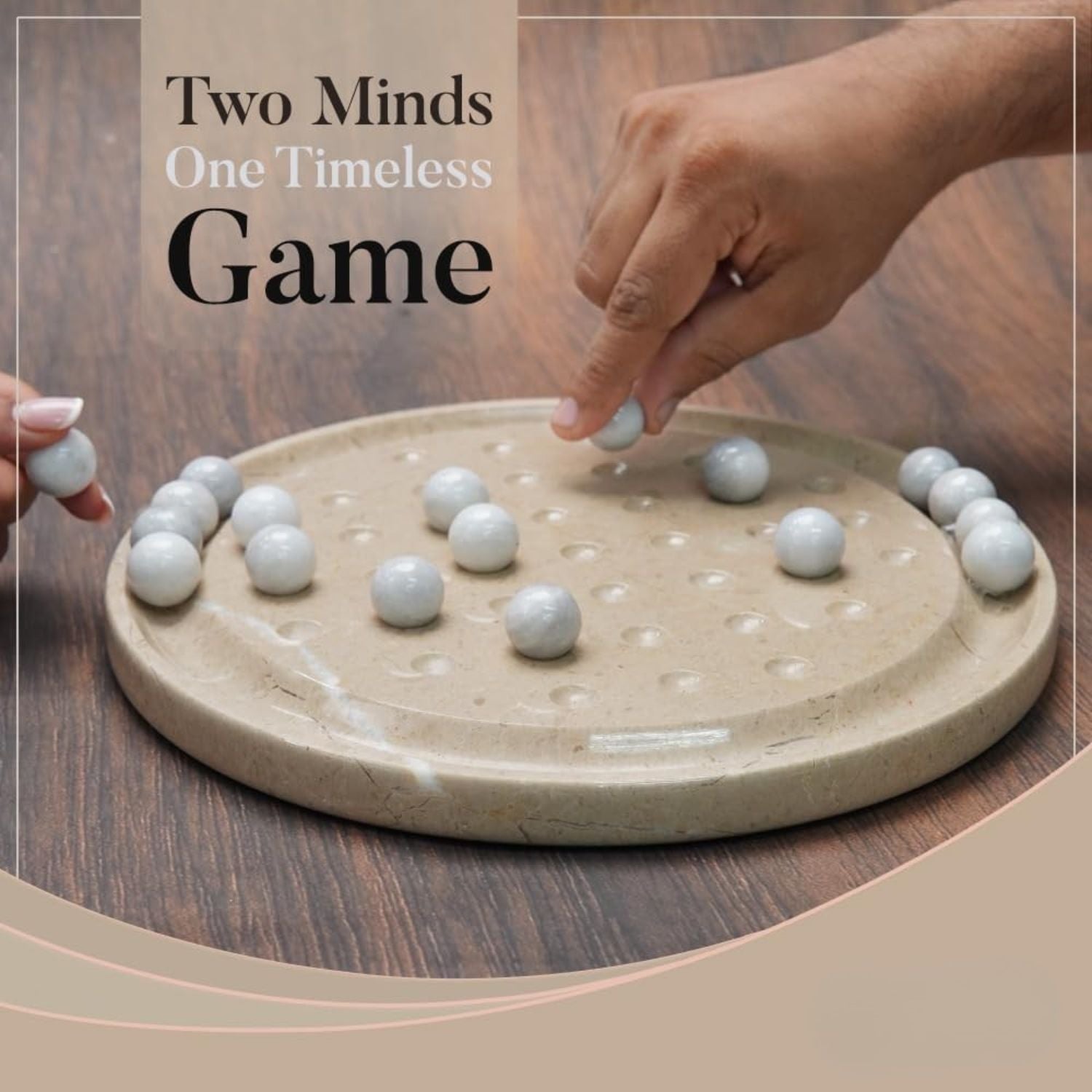 Marble Peg Solitaire Verona Board