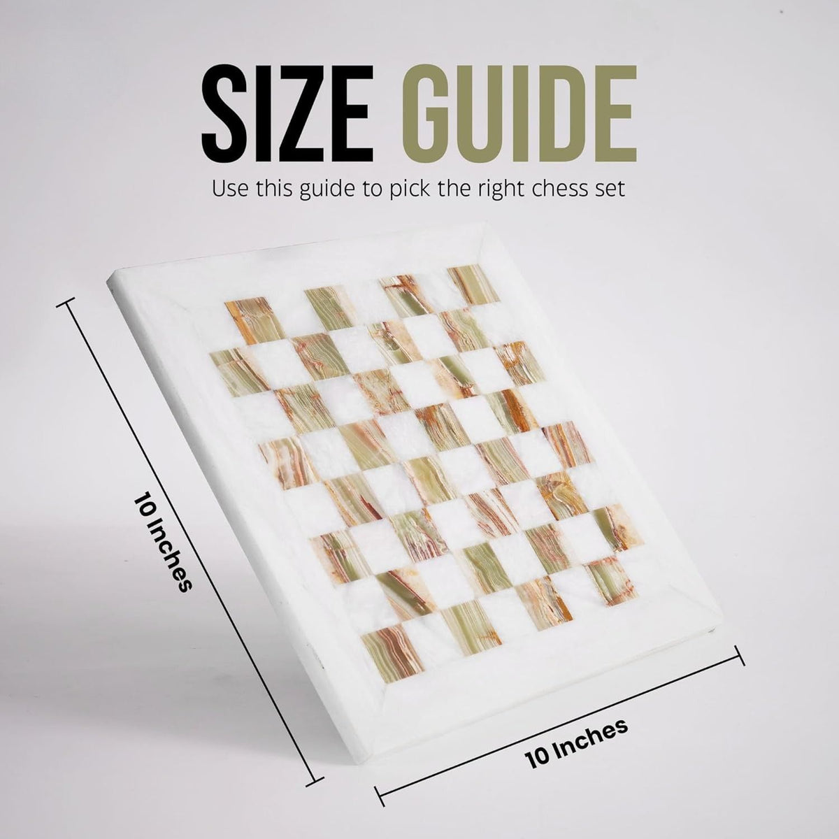 10 inch arble chess board