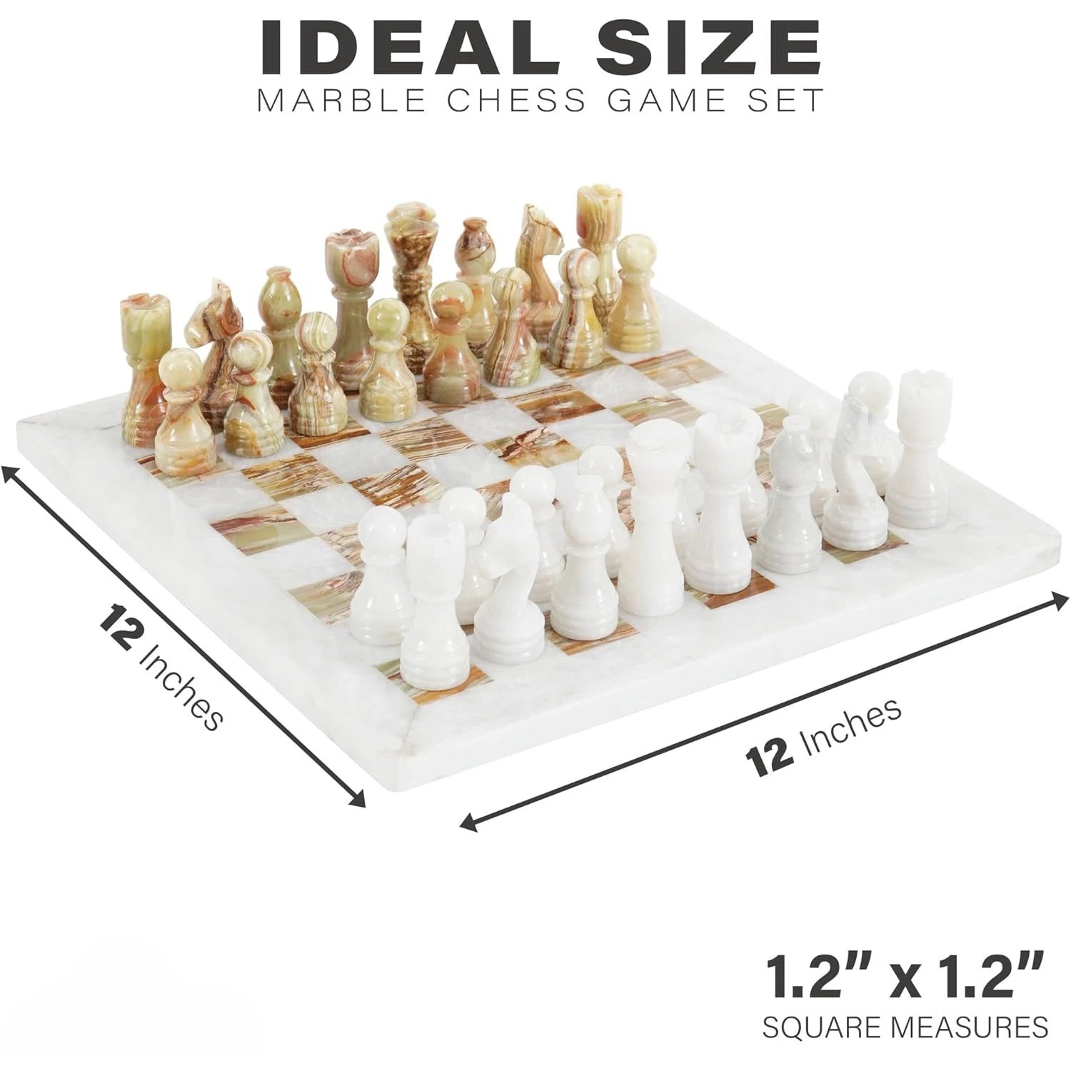12 inches marble chess set
