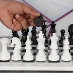 15 Inches White And Black Chess Set