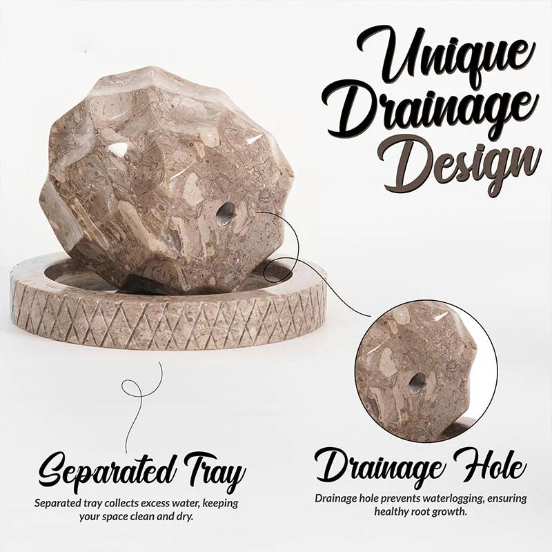 4 Inches Marble Planter For Plant
