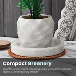 4 Inches Marble Planter For Plant