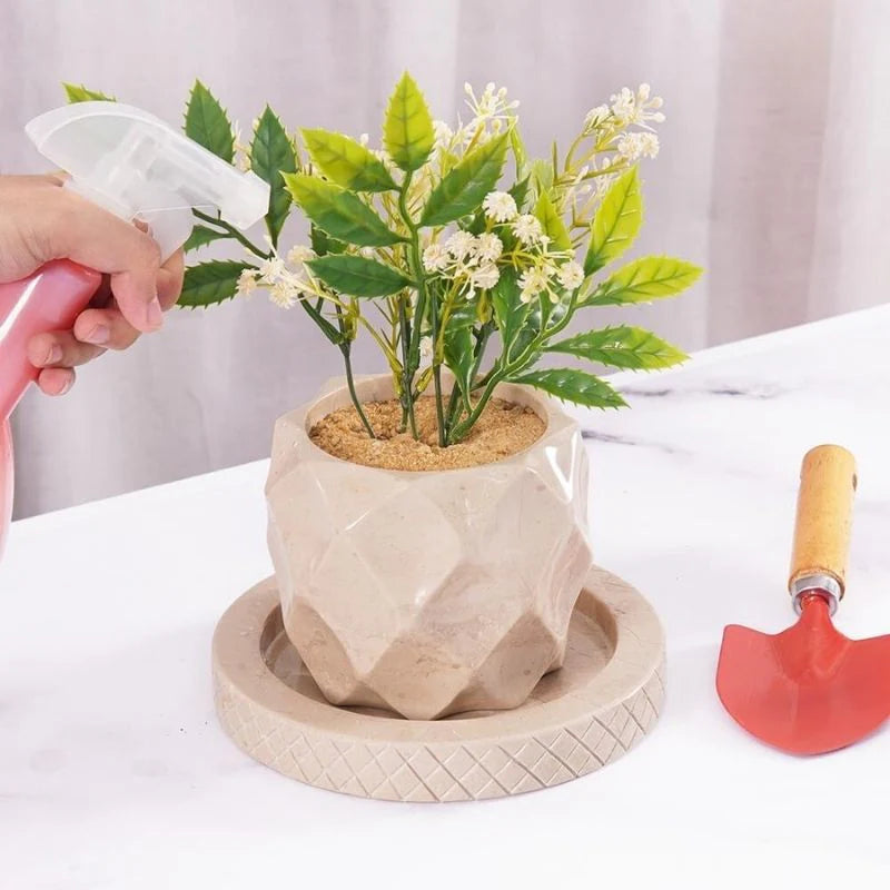 4_Marble_Planters_For_Plant_Stand_