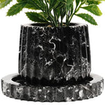 Black Marble Planters or Floor