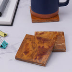 Durable Marble Coasters for Beverages
