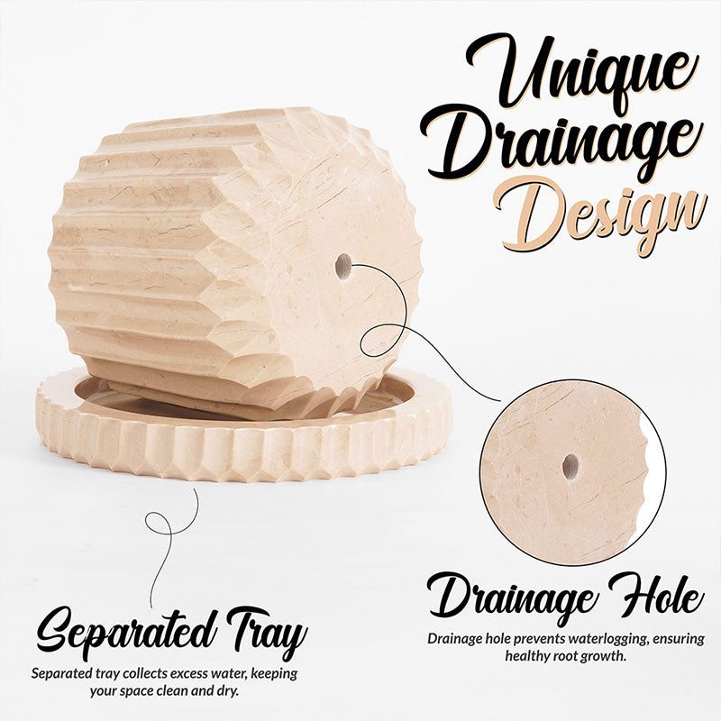 Elegant Marble Planter
