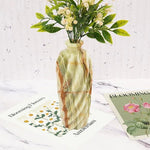 Flower Green Marble Vase