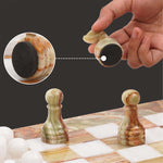 marble chess set figures