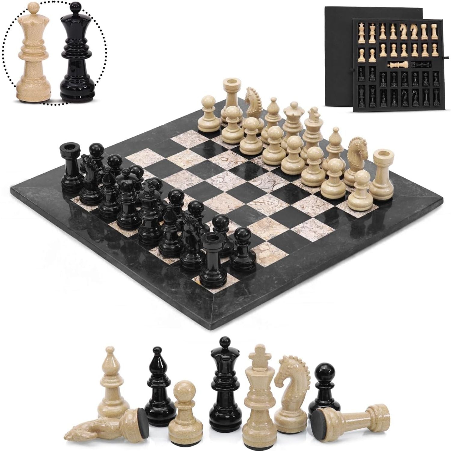 Marble Chess Set Board Game 