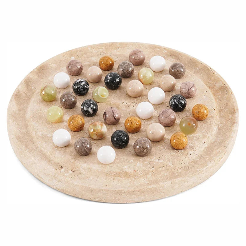 Marble Solitaire Board Game 10 Inch