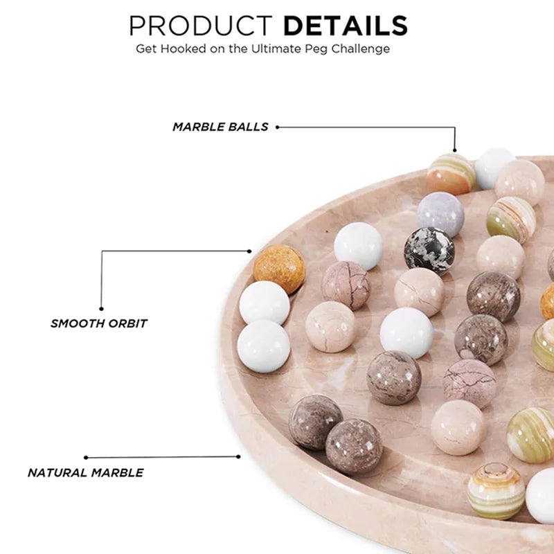 Marble Solitaire Board Game