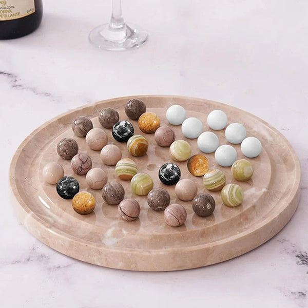 Marble Peg Solitaire