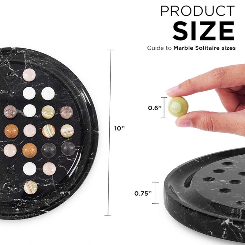 Black Peg Solitaire Game