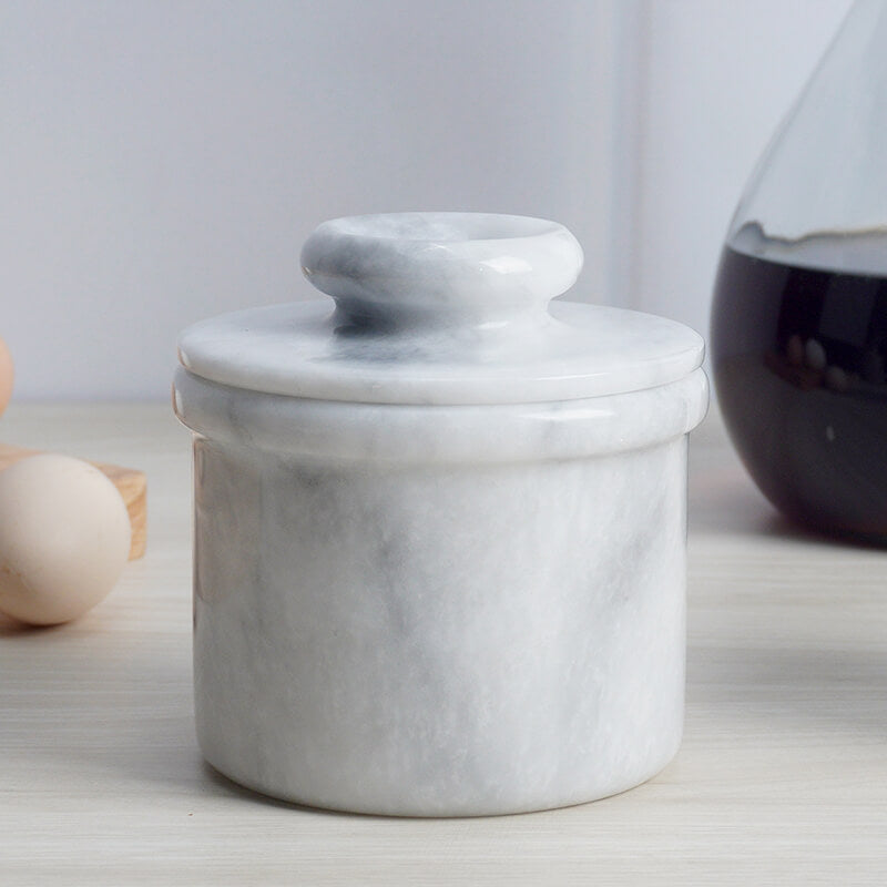 Marble Butter Dish
