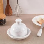 Marble Butter Dish Set