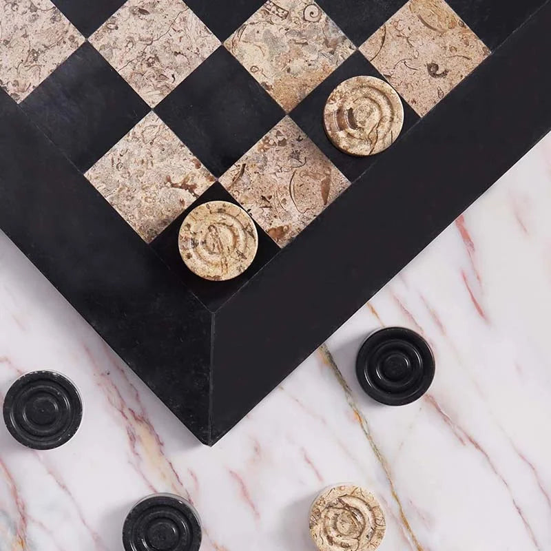 Marble Checker Board Checker Game