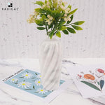 Marble Flower White Vase