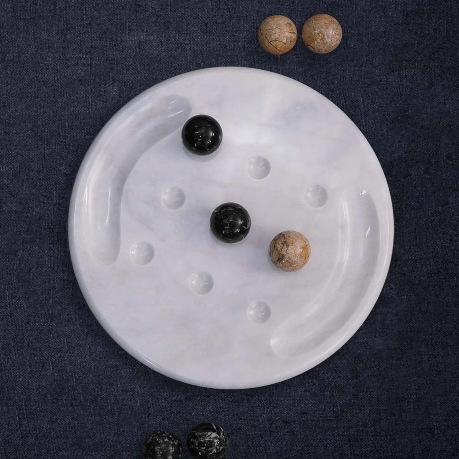 Marble Tic Tac Toe Game Board Games