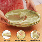 Polished Marble Round Tray