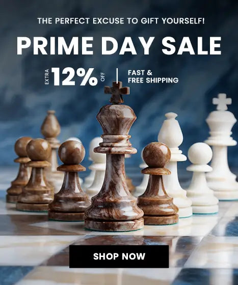 Royal bishop handcrafted marble chess set