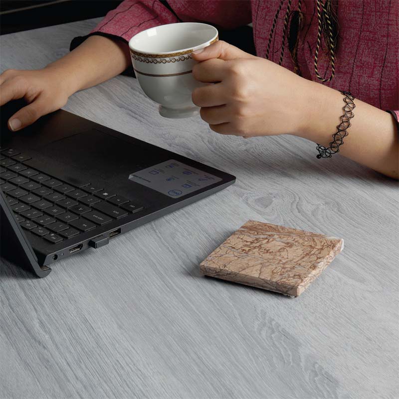 Square Marble Coasters
