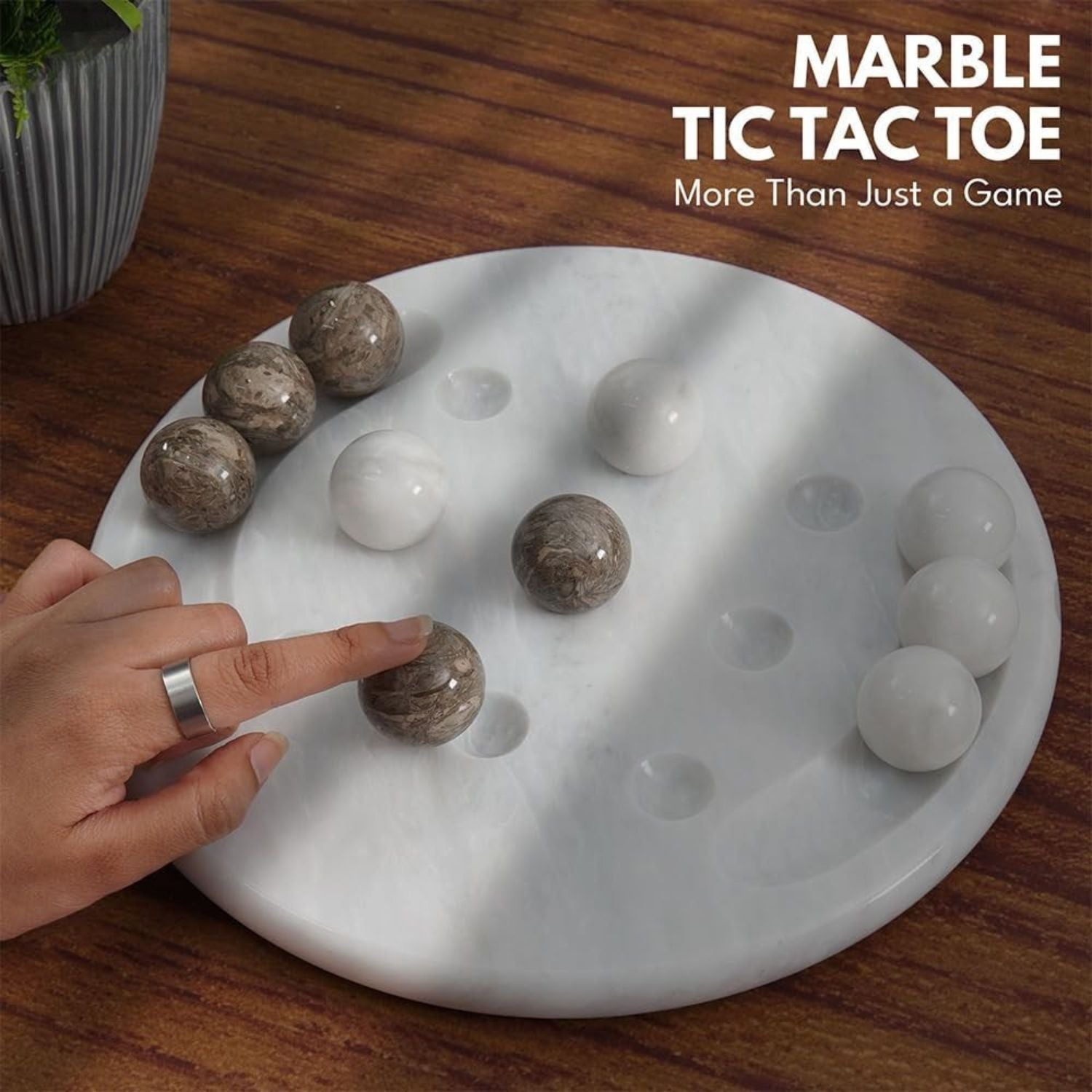 Tic Tac Toe White and Oceanic Board Game