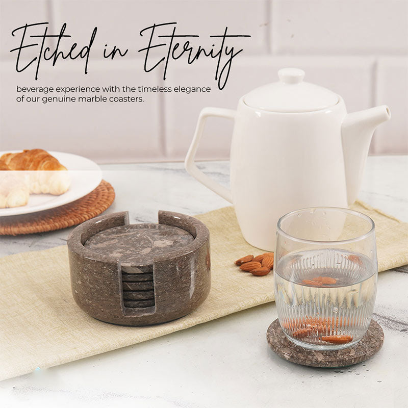 Versatile Handmade Marble Coasters





