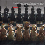 marble chess pieces