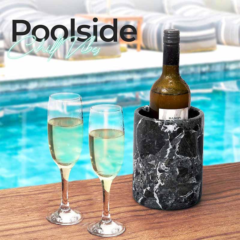 wine marble champagne chillar