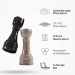 chess figures onyx arble