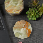 green onyx marble plate