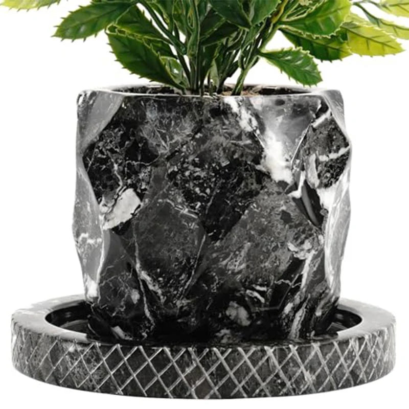 handmade Black Planter For Table