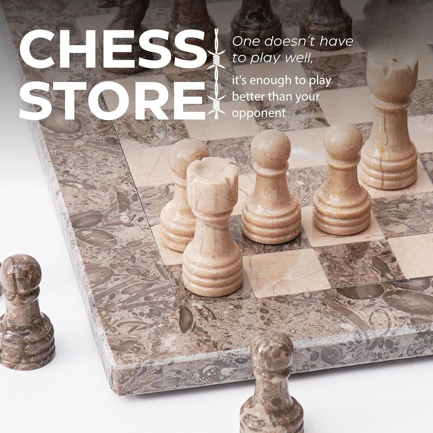Handmade Onyx Marble Chess Set