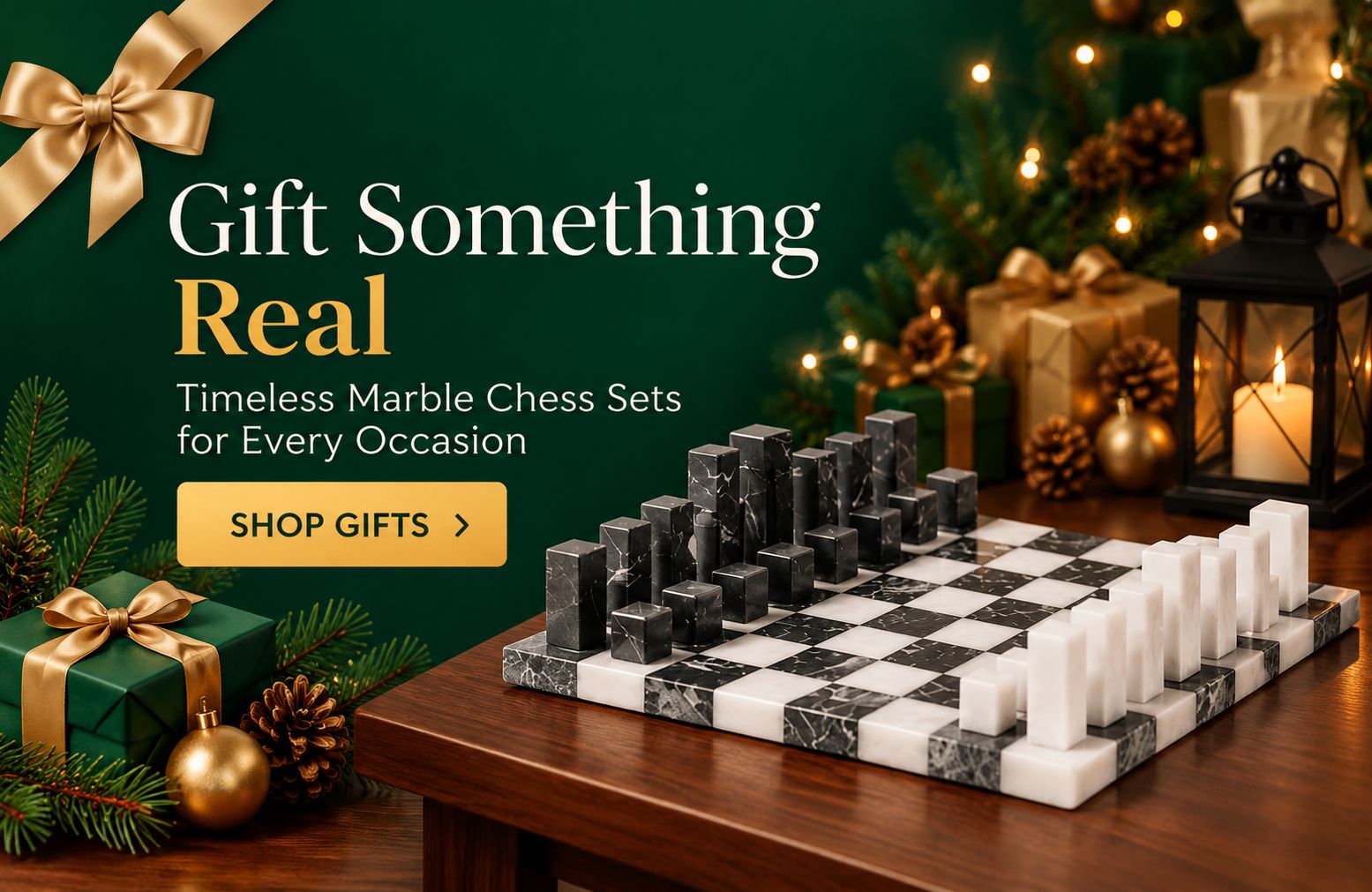 Royal bishop handcrafted marble chess set