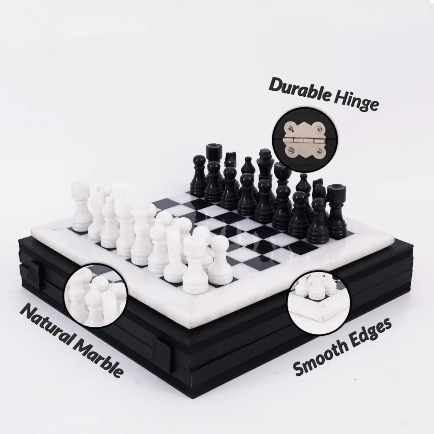 marble chess set onyx