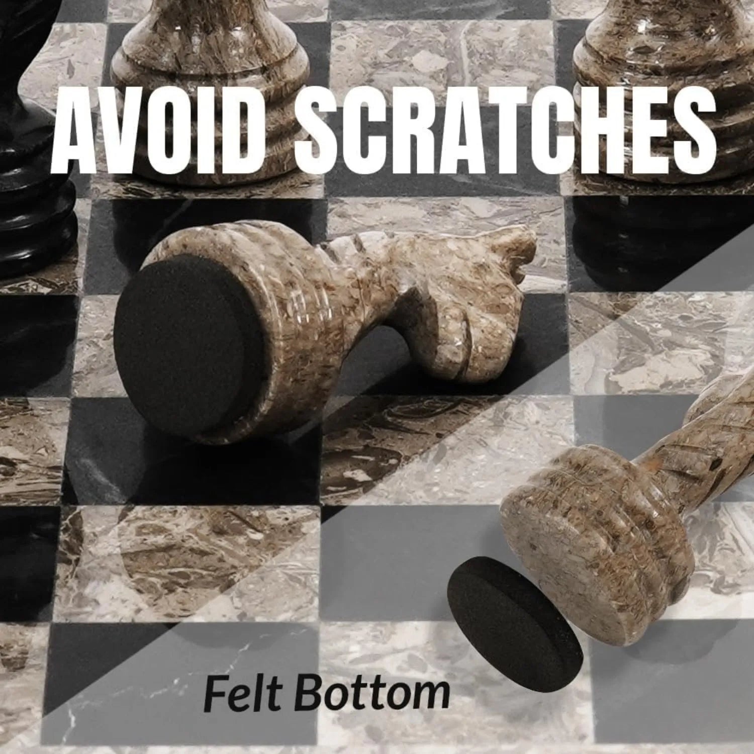 marble chess figures
