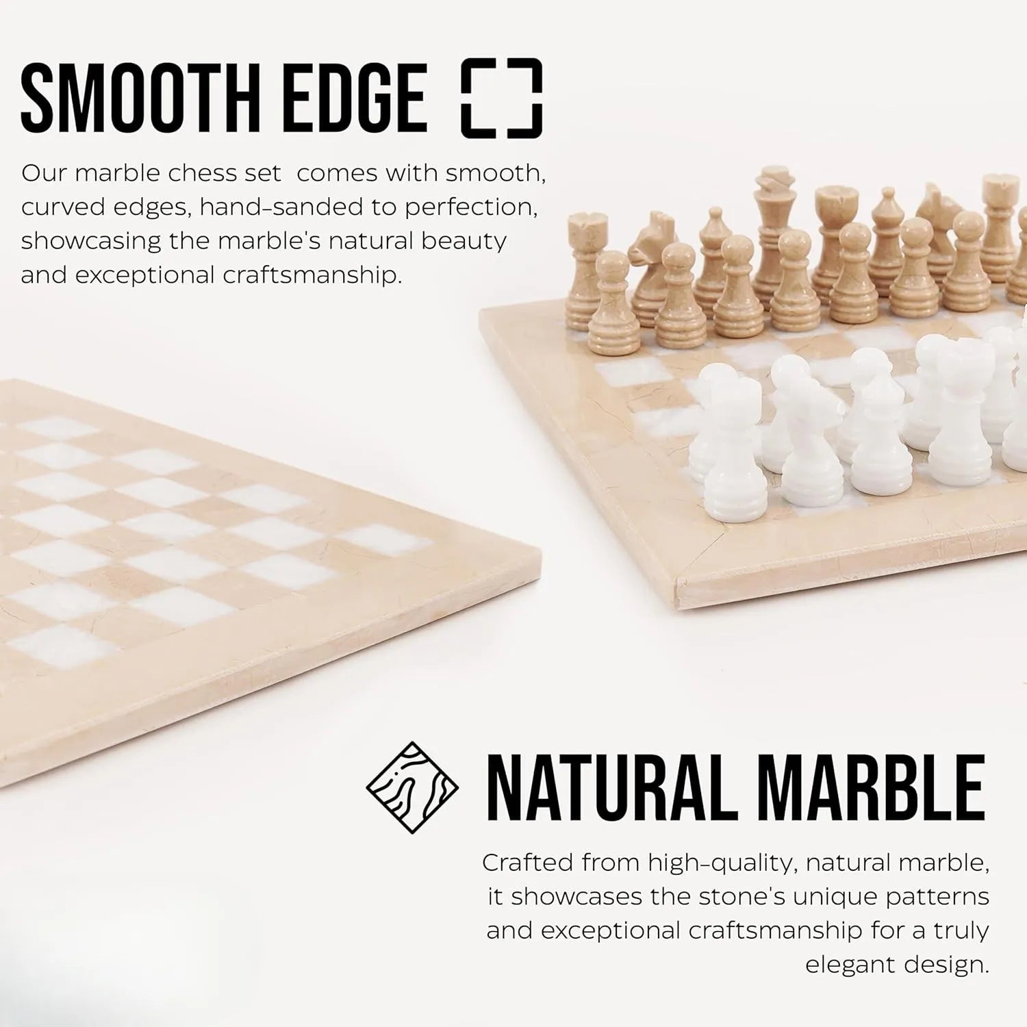 Handcrafted Marble Onyx Chess Set
